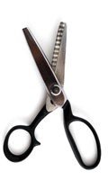 pinking shears P like parallel technology 
