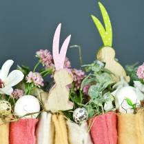 Product Felt ribbon, pot ribbon old pink 15cm 5m
