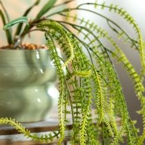 Product Green bristle millet artificial plant for elegant hanging decorations, stylish room accents, 114cm