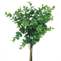 Artificial eucalyptus branches artificial plants green 34cm 6pcs