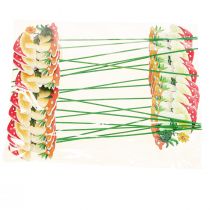 Product Decorative plug wooden flower plug frog decoration 6.5cm 18 pcs