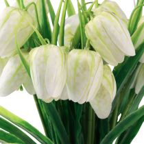 Product Fritillaria White Checkered Board Flower Artificial Flowers 38cm 6 pcs
