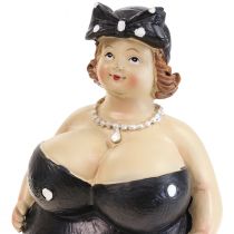 Decorative figure chubby woman ladies figure bathroom decoration H16cm set of 2