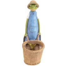 Product Frog deco planter polyresin table decoration summer H31.5cm