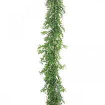 Artificial plant garland, boxwood tendril, decoration green L125cm