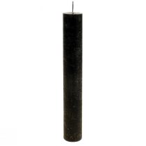 Product Taper Candles Solid Colored Black Candles 34×240mm 4 pcs