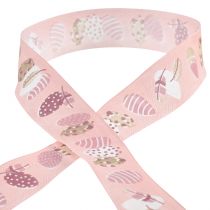 Product Gift ribbon Easter decorative ribbon Easter eggs pink 40mm 20m