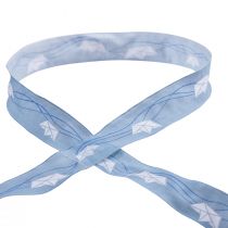 Product Gift ribbon blue ship decorative ribbon maritime 25mm 20m