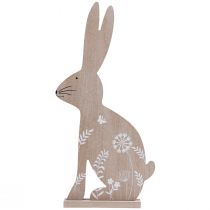 Product Easter bunny Easter decoration wooden decoration bunny sitting 20×40cm