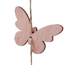 Product Wind chime decoration butterflies window decoration wood Ø15cm 55cm