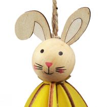 Product Easter decoration for hanging Easter bunnies wooden hanging decoration H9.5cm 8 pcs
