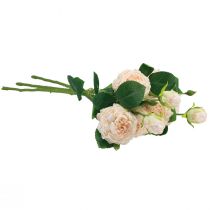 Product Artificial Roses Cream Artificial Roses Dry Look 53cm 3 Pcs