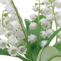 Product Decoration Lily of the Valley Artificial Spring Flowers White 31cm 3 Pcs