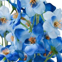 Product Delphinium Larkspur Artificial Flowers Blue 78cm 3 Pcs
