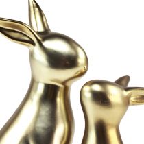 Product Easter bunnies ceramic gold bunny mom 20/13cm set of 2