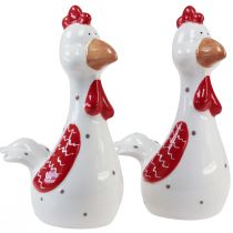 Product Decoration chickens Easter decoration figures 12cmx7.5cmx18.5cm 2pcs