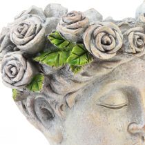 Product Flower pot face women&#39;s bust plant head concrete look H18cm