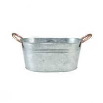 Product Flower bowl with handles decorative metal bowl 17.5×12×9cm