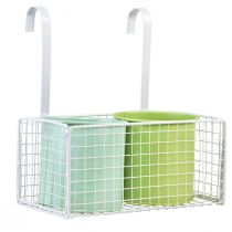 Product Flowerpot Hanging Metal Green Balcony Decoration L22cm H23.5cm