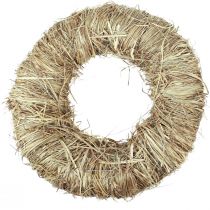 Product Decorative wreath hay wreath natural wreath summer wreath Ø27cm 2pcs