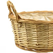 Product Plant basket woven basket oval willow 42/34/28cm set of 3
