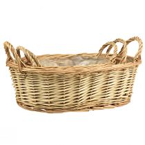 Product Plant basket woven basket oval willow 42/34/28cm set of 3