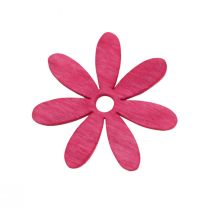Product Scatter decoration wooden flowers table decoration summer colorful Ø4cm 72 pcs