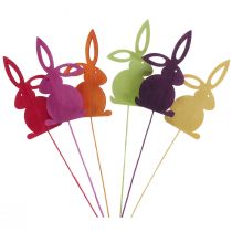 Product Easter bunny wooden flower plugs Easter bunnies 30,5cm 18 pcs