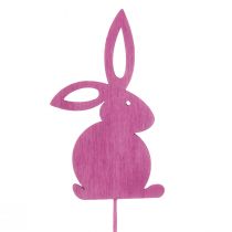 Product Easter bunny wooden flower plugs Easter bunnies 30,5cm 18 pcs