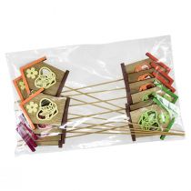 Product Flower Stick Spring House Butterfly Flower 8.5cm 12 pcs