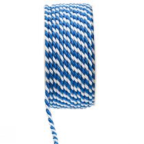 Product Cord Blue White Gift Ribbon Decorative Cord Decorative Ribbon 25m