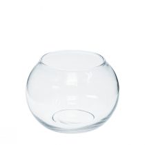 Ball Vase Glass Mini Vase Round Glass Deco H8cm Ø7cm