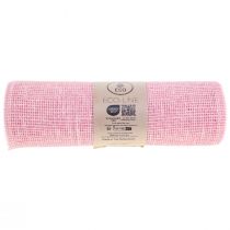 Product Table runner jute jute ribbon table ribbon light pink 30cm 5m