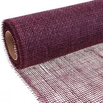 Product Table runner jute jute ribbon table ribbon wine red 30cm 5m