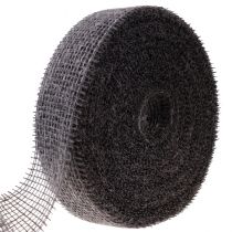 Jute ribbon net ribbon deco ribbon jute brown taupe 5cm 40m