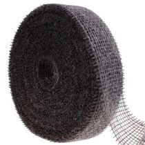 Product Jute ribbon net ribbon decorative ribbon jute brown taupe 5cm 40m