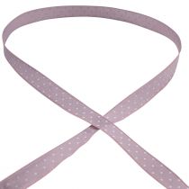 Product Gift ribbon pink decorative ribbon with dots 15mm 20m
