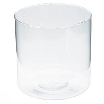 Product Glass vase glass cylinder flower vase glass decoration H15cm Ø15cm