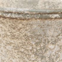 Product Antique metal chalice, decorative goblet, vintage vase, Ø11cm, H17.5cm