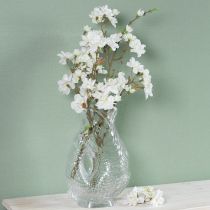 Product Glass vase in a decorative fish shape for harmonious room design, 24.5cm
