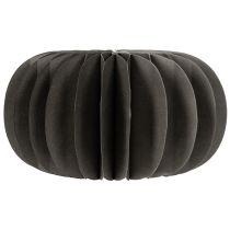 Product Paper Honeycomb Pumpkin Decoration Rings 24cm Dark Grey - Set of 4