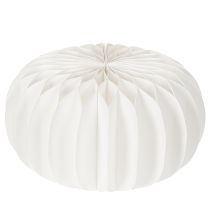 Product White Paper Honeycomb Pumpkin 24cm Set of 4 for Floral and Autumn Décor
