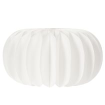 Product White Paper Honeycomb Pumpkin 24cm Set of 4 for Floral and Autumn Décor