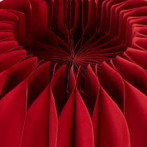 Product Red Honeycomb Paper Pumpkin Decoration, Set of 4, 24cm
