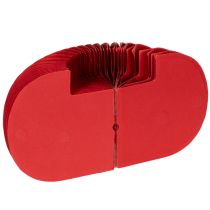 Product Red Honeycomb Paper Pumpkin Decoration, Set of 4, 24cm