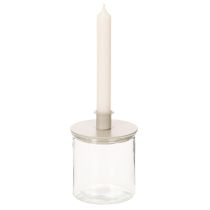 Product Transparent Glass Cylinder Vase 10cm Height, Set of 3