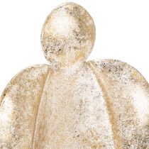Product Gold Metal Angel Candle Holder - 27cm Festive Decoration