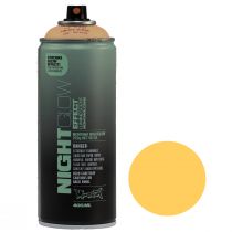 Fluorescent paint spray can Nightglow Orange 400ml