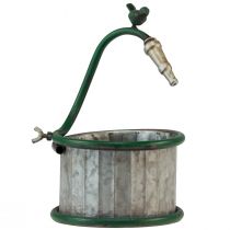 Product Planter metal rain barrel bird balcony decoration Ø15.5cm