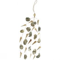 Maritime wind chime snail shell decoration shells 58cm